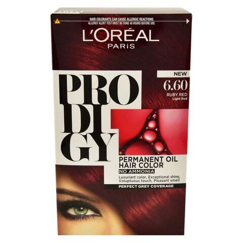 Buy L'Oreal Paris Prodigy Hair Color - 6.60 Ruby Red Online - Shop Beauty &  Personal Care on Carrefour Egypt