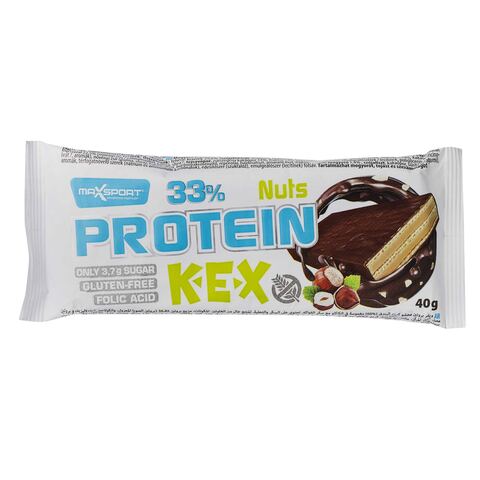 Max Sport Chocolate Kex Nuts Protein Bar 40g Online | Carrefour Kuwait