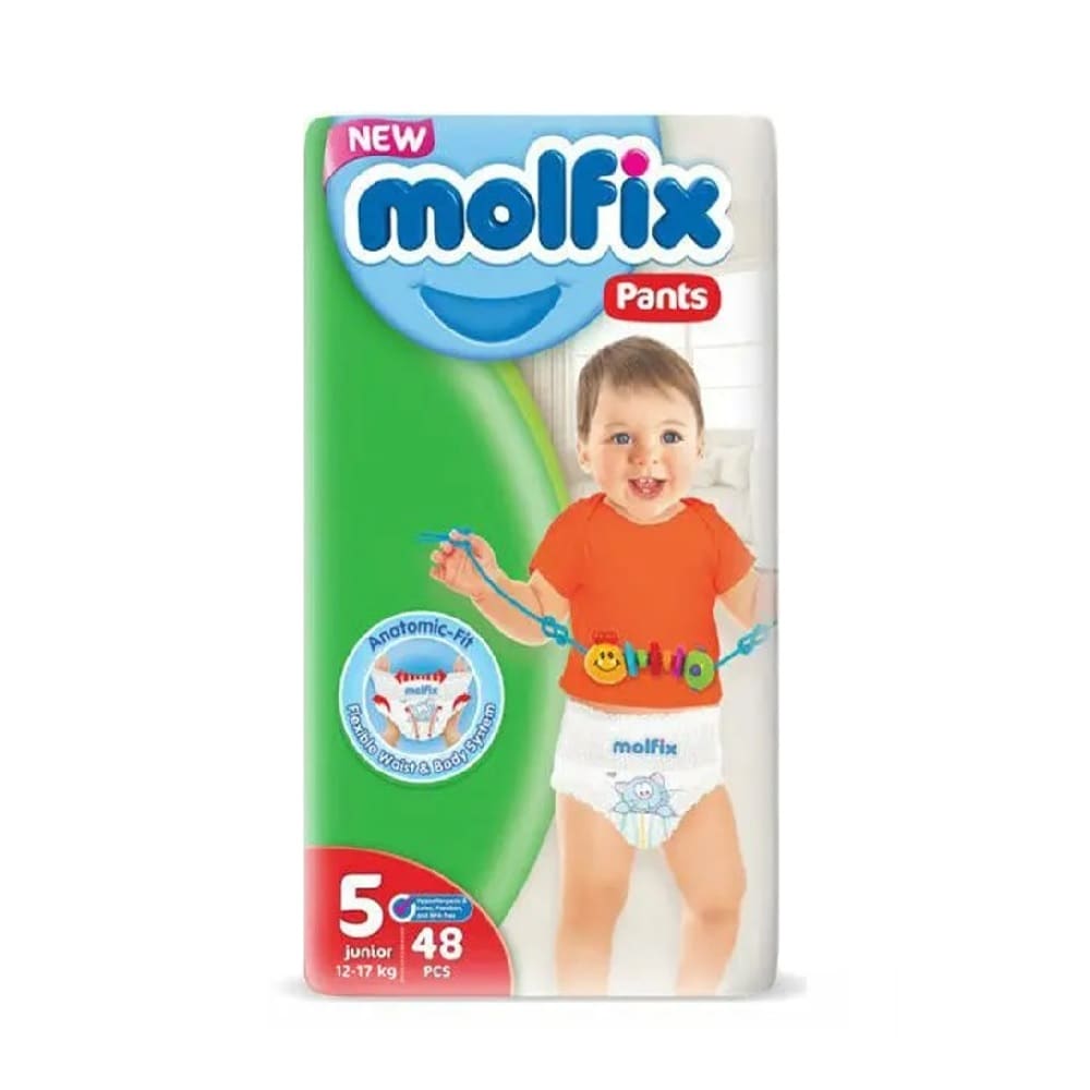 Buy Molfix Diaper Pants Junior Size 5 12-17 kg 48 pcs Online