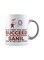 muGGyz Printed Ceramic Coffee Mug White