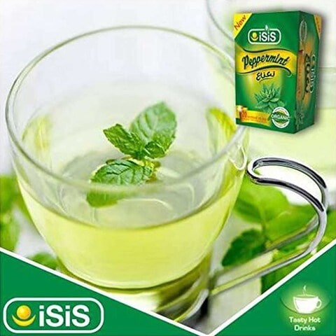Isis Natural Egyptian Peppermint Flavour Herbal Tea - 50 Sachets