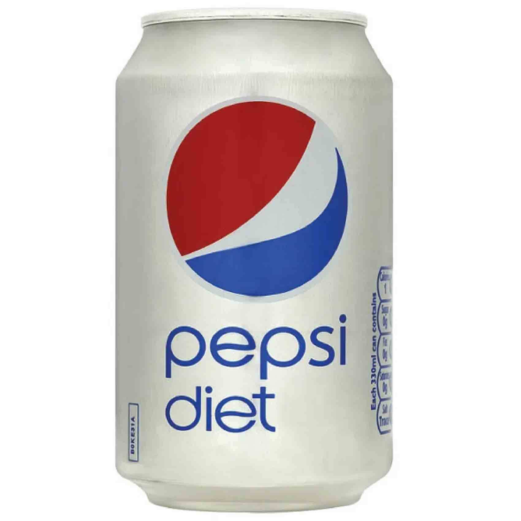 Buy Pepsi Drink Diet 330 Ml Online Shop Beverages On Carrefour Jordan