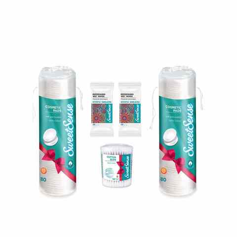 Buy Sweet Sense Cotton  Wipes Bundle Pack in UAE