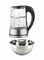 Alsaif-Elec Wahg Electric Kettle 1.7L With Stainless Steel Mixing Bowl S7098-B69 Clear/Black