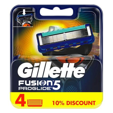 Gillette Fusion 5 ProGlide Men&rsquo;s Razor Blades 4 Pieces
