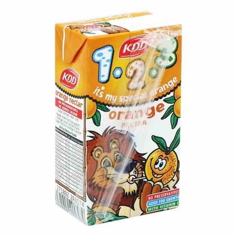 KDD 123 Juice Orange Nectar 125ml