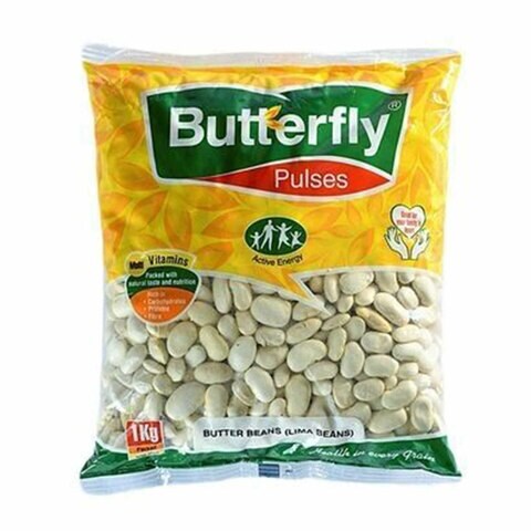 Buy Butterfly Pulses Lima Butter Beans 1Kg Online - Carrefour Kenya
