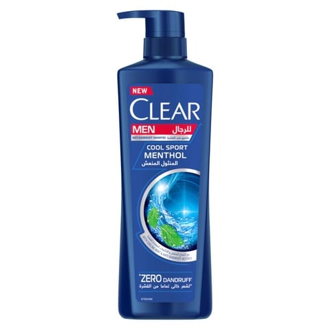 Buy Clear Cool Sport Menthol Anti-Dandruff Shampoo Blue 700ml Online ...