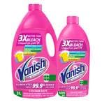 Buy Vanish Laundry Stain Remover Liquid for White Colored Clothes, Can be Used with or without Detergents  Additives, Ideal for Use in the Washing Machine, 3 L and 500ml, Pack of 2 in Saudi Arabia