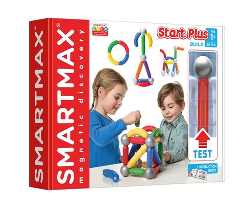 Smartmax - Start + A Magnetic Discovery Building Set Featuring Safe, Extra-Strong, Oversized Building Pieces For Ages 1+