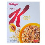 اشتري كيلوجس رقائق الأرز والقمح الكامل والشعير بالعسل والشوفان والأرز البني 420غ في الكويت