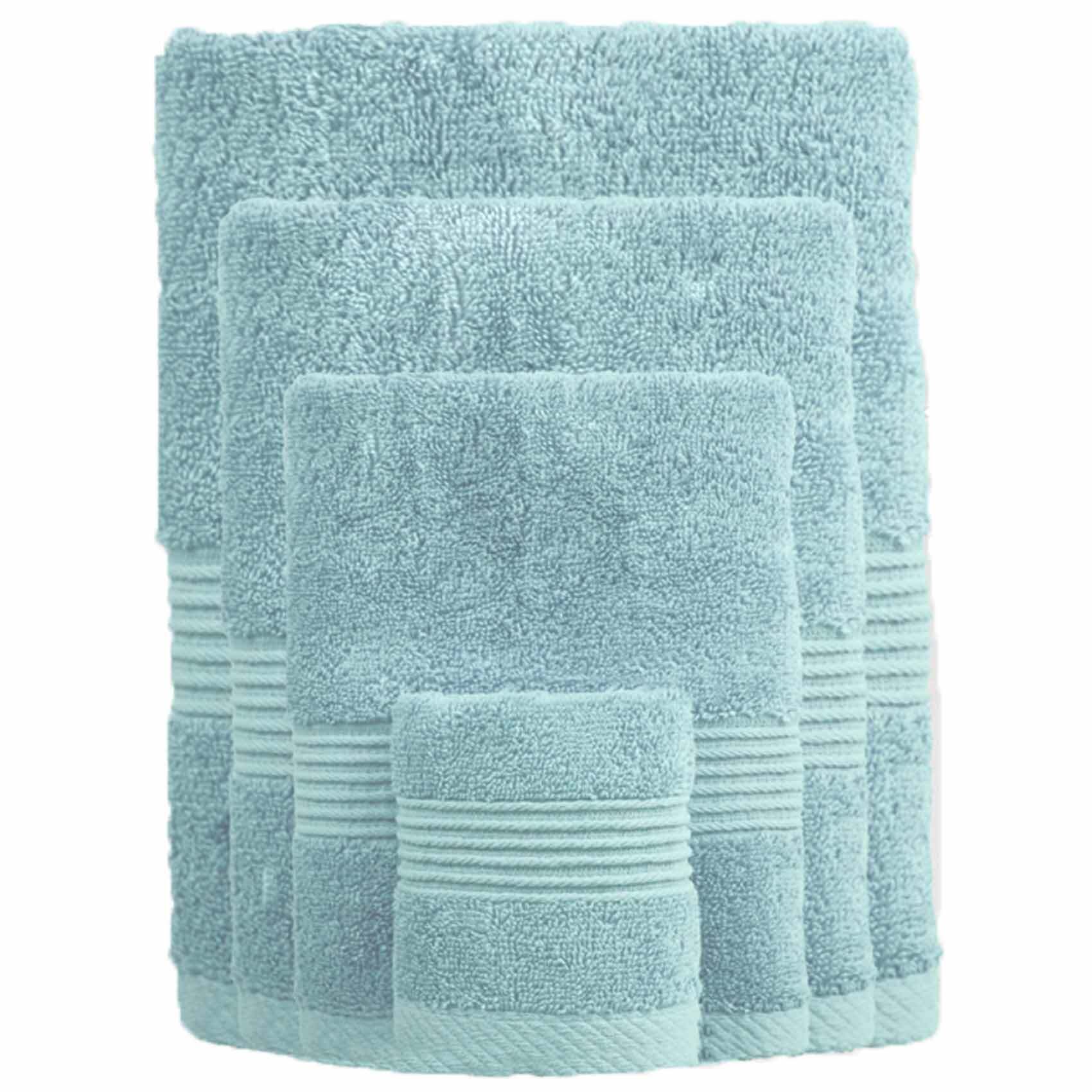 Light teal bath discount towels