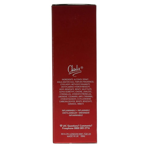 Revlon Charlie Red Eau De Toilette 100ml