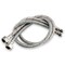 Generic-1/2&quot; Sink Faucets Hoses 23 Inch Long Basin Water Tap Inlet Hose Adjustable Hot and Cold Water Supply Hose Braided Stainless Steel Hoses