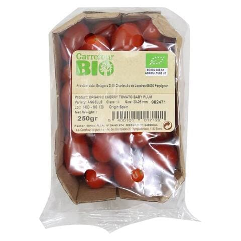 اشتري طماطم كرزية عضوية 250 غرام في الامارات