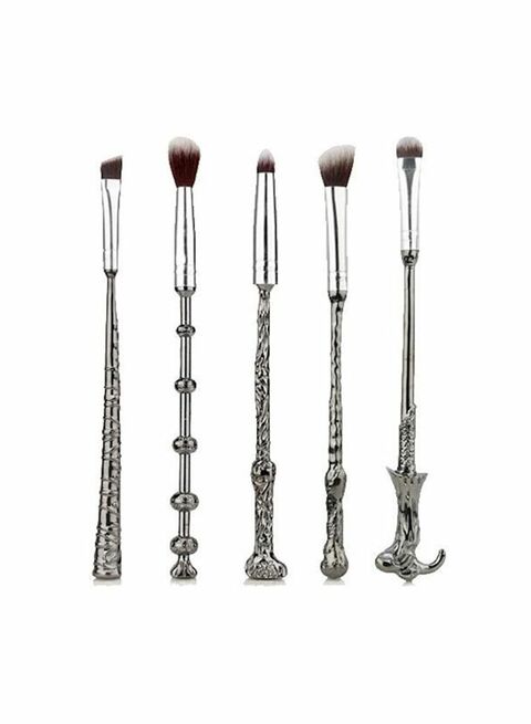 اشتري Generic 5-Piece Harry Potter Magic Handle Cosmetic Brush Set في الامارات