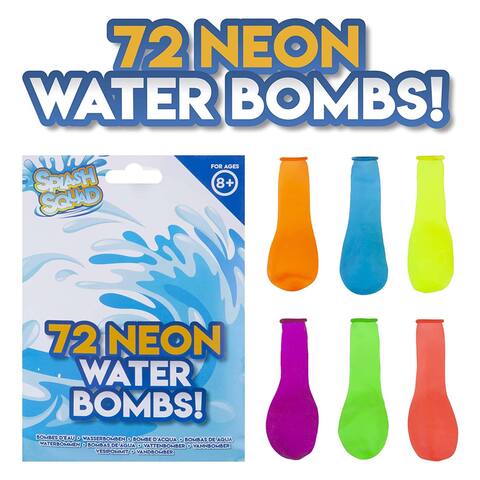 72 Neon Water Bomb Balloon