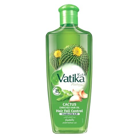 Dabur Vatika Naturals Cactus Enriched Anti-Breakage Hair Oil Clear 200ml