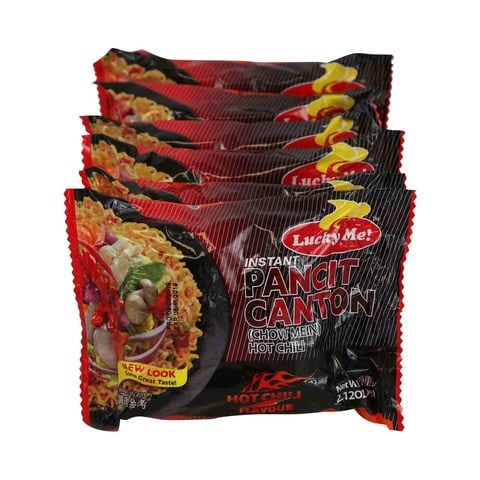 Lucky Me Instant Pancit Canton Hot Chili 6 x 65 g