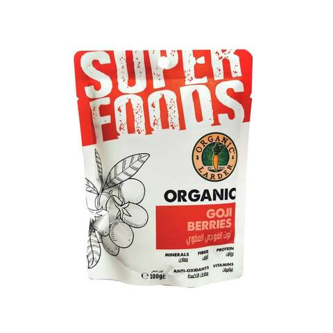 Organic Larder Goji Berries Superfood 100g