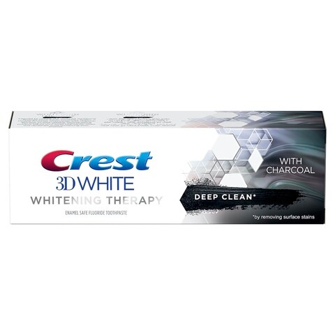 Crest 3D White Whitening Therapy Toothpaste With Charcoal 75ml