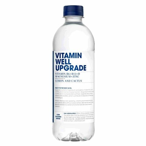 Vitamin Well Upgrade Water With Lemon And Cactus Flavour 500ml
