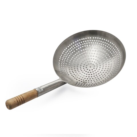 1 Piece Stainless Steel Frying Strainer With Handle 46 cm