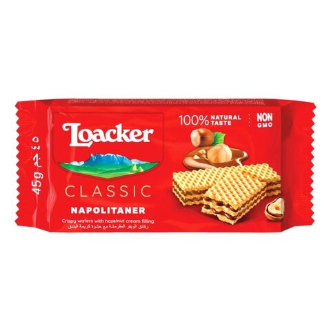 Loacker Classic Napolitaner Wafer 45g