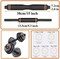 Sky Land Unisex Adult Enviromental Adjustable Dumbbell N Barbell Set With Kettlebell - Black-Em-9268-20, Sky Land Barbell-With Kettlebell-Em-9268-20