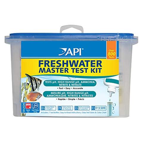 Buy API FRESHWATER MASTER TEST KIT 800-Test Freshwater Aquarium Water Master Test Kit, White, Single in UAE