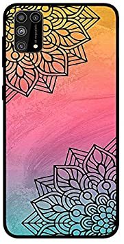 Theodor - Samsung Galaxy M31 Case Cover Top &amp; Bottom Flower Flexible Silicone Cover