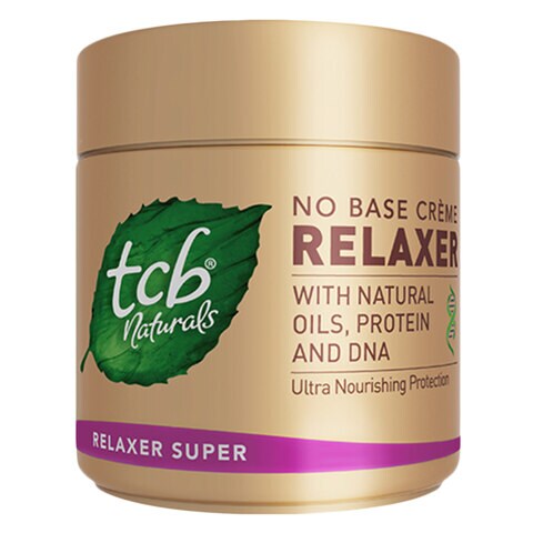 TCB Naturals No Base Super Relaxer Hair Cream 212g