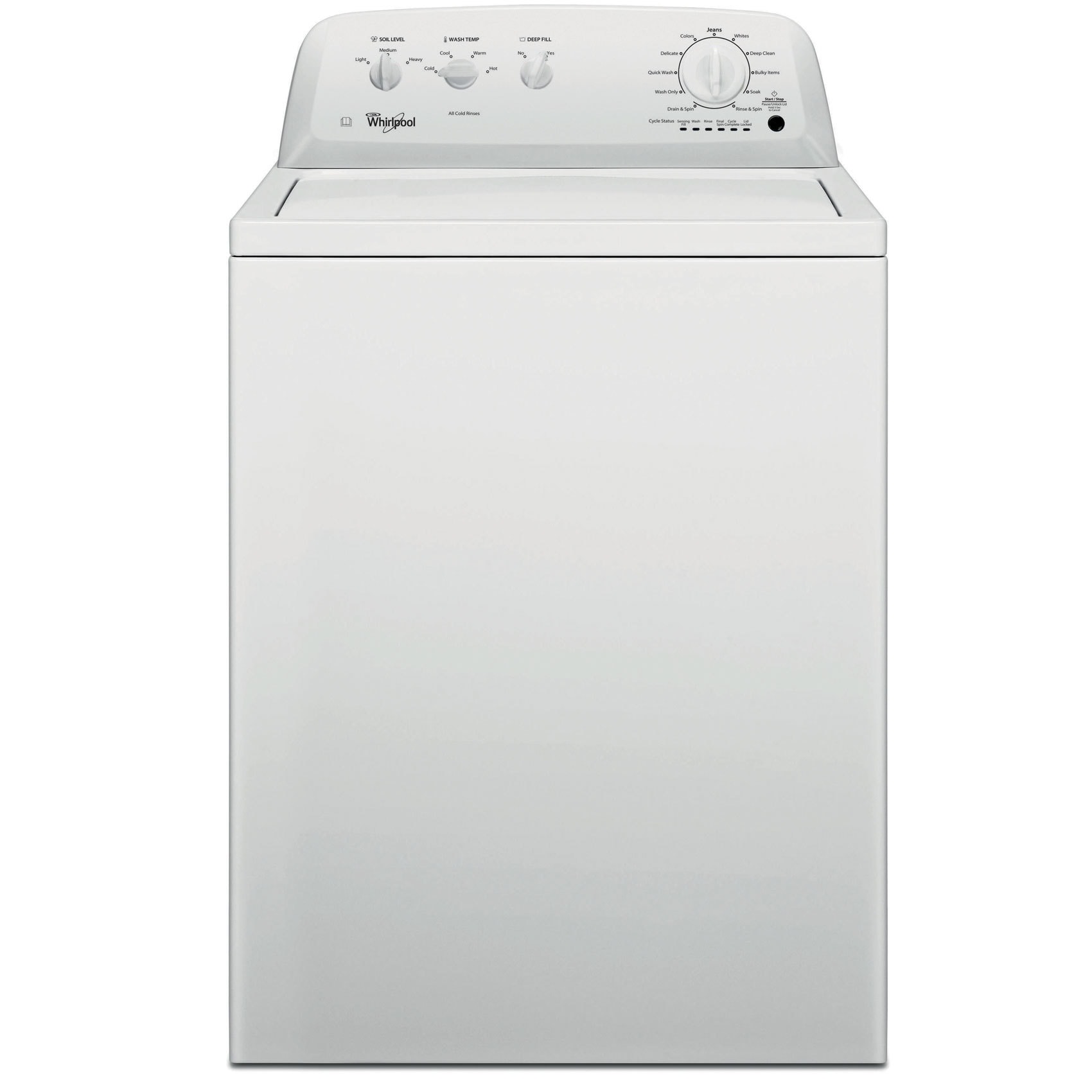 Buy Whirlpool 10KG Top Load Washing Machine 3LWTW4705FW Online Shop