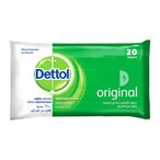 Buy Dettol skin wipes original x20 in Saudi Arabia