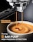 Mebashi Espresso Coffee Maker Ecm-2026, 1.25L / 20Bar Pressure (White)