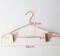 Red Dot Gift 10-Pack Metal Hangers &amp; Clips 16.8 Inch Plated Metal Hanger For Storage &amp; Display (Rose-Gold, 10)