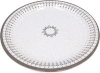 Royalford Melamineware 10&quot; Dinner Plate- Rf11812 Dishwasher-Safe Dinnerware With Strong And Sturdy Construction, Grey