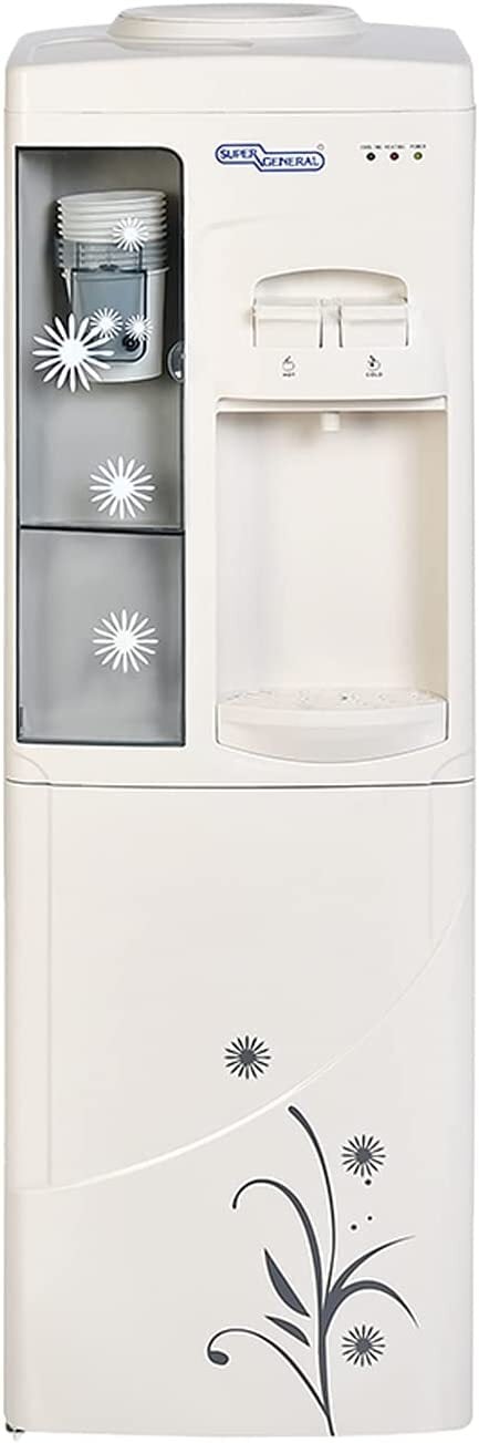 Hot and cold water dispenser 2024 with refrigerator