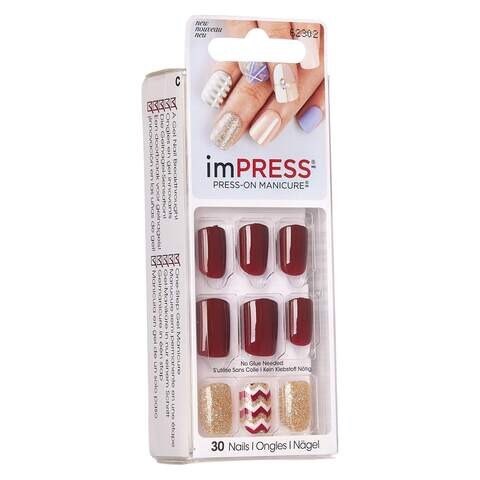 imPRESS Press-On Manicure False Nails BIPA010C Multicolour 30 count