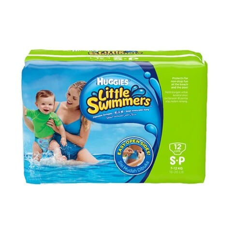 Huggies Little Swimmers Swimpants Small 7-12kg White 12 price in UAE | UAE | supermarket kanbkam