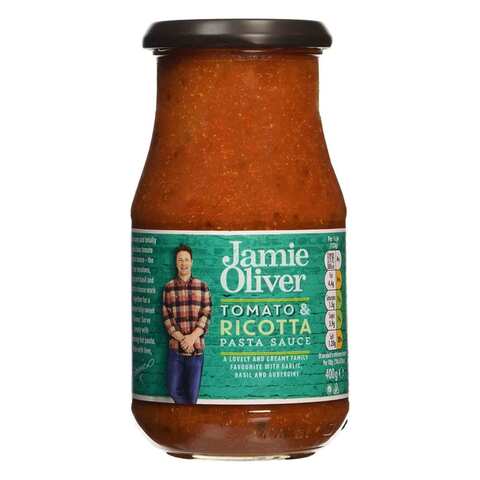 Buy Jamie Oliver Pasta Sauce Tomato Ricotta And Basil 400g Online