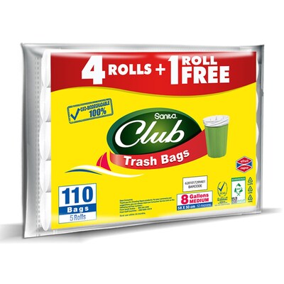 Buy Sanita Club Biodegradable Garbage Bags, XX-Large, 70 Gallons