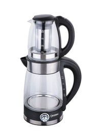 Dessini Electric Tea Maker With Kettle 2 L 2200 W 7007, Clear/Black