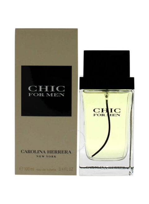 Carolina Herrera Chic Eau De Toilette For Men - 100ml