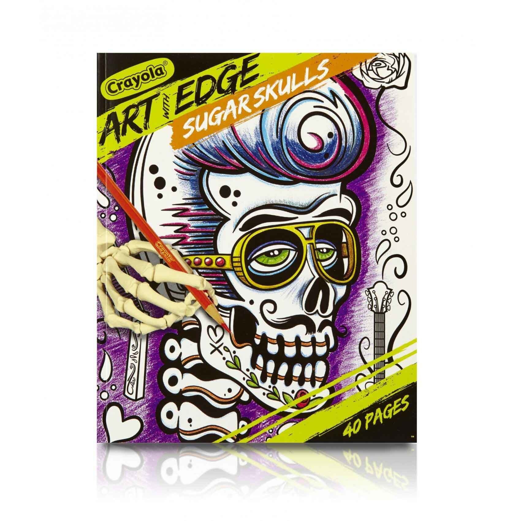 Download Buy Crayola Art With Edge Sugar Skulls Coloring Book Online Shop Stationery School Supplies On Carrefour Uae