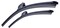 2-Piece Universal Wiper Blades Set CHEVROLET C70 1990-80