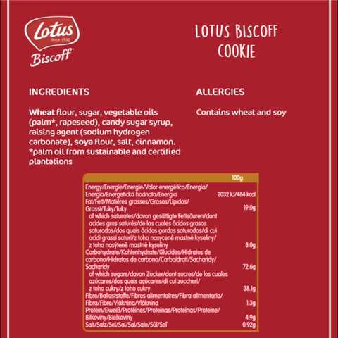 Lotus Biscoff Caramelized Biscuit Cookies 250g