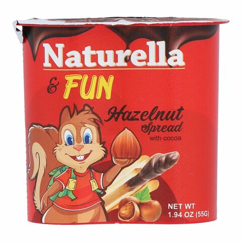 Naturella And Fun Hazelnut Spread with Cocao 55g