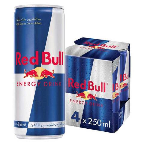 Red Bull Energy Drink - 250ml - 4 Pack