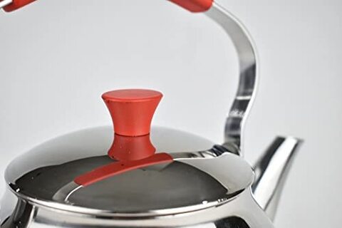 Hascevher Stainless Steel Teapot, Tea Kettle, Stove Top Tea Kettle, Teapot With Heat Resistant Handle - Mevlana (1.0 L)